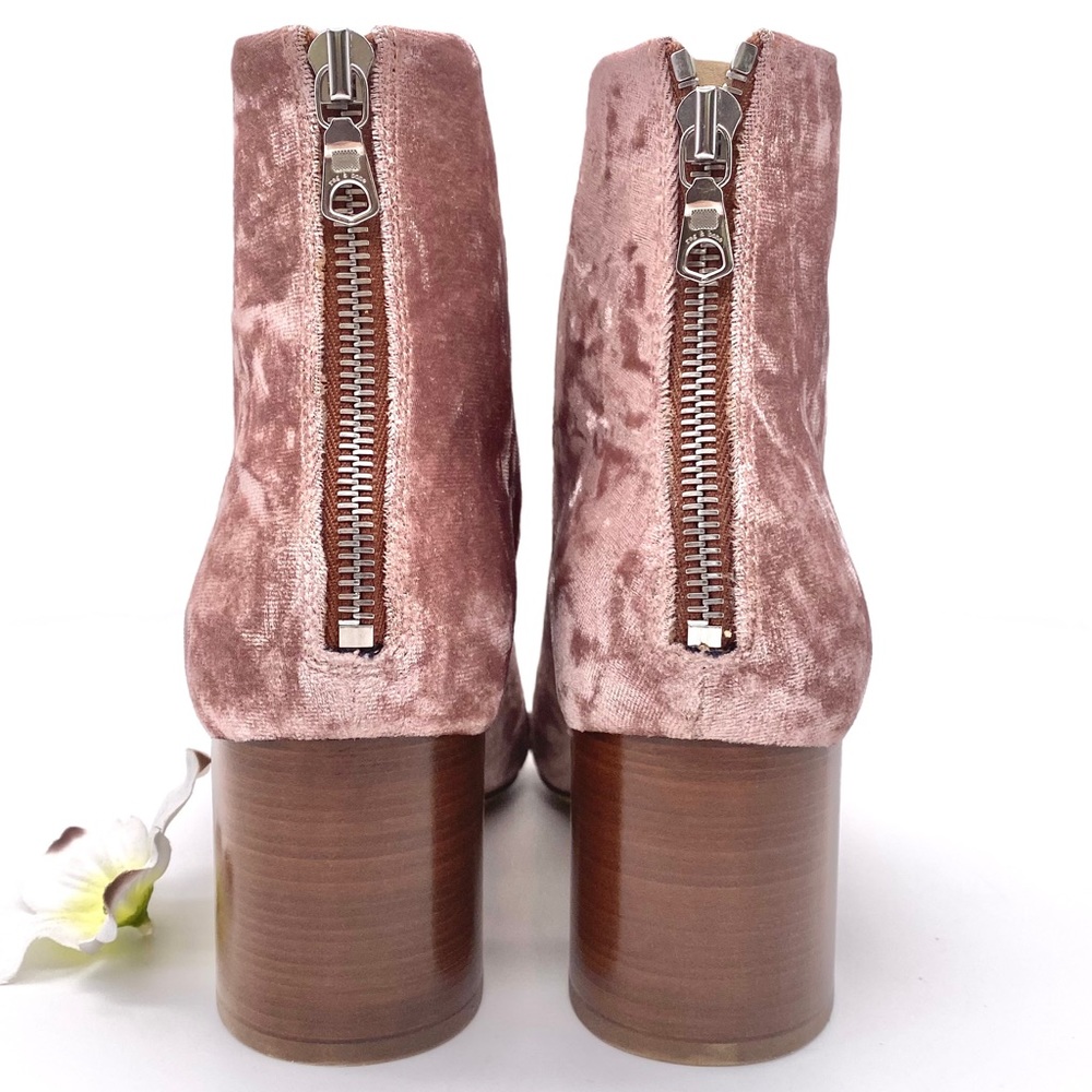 🧣HP🧣NIB Rag & Bone Drea Boot In Mauve Velvet, 36/6 - Picture 10 of 16